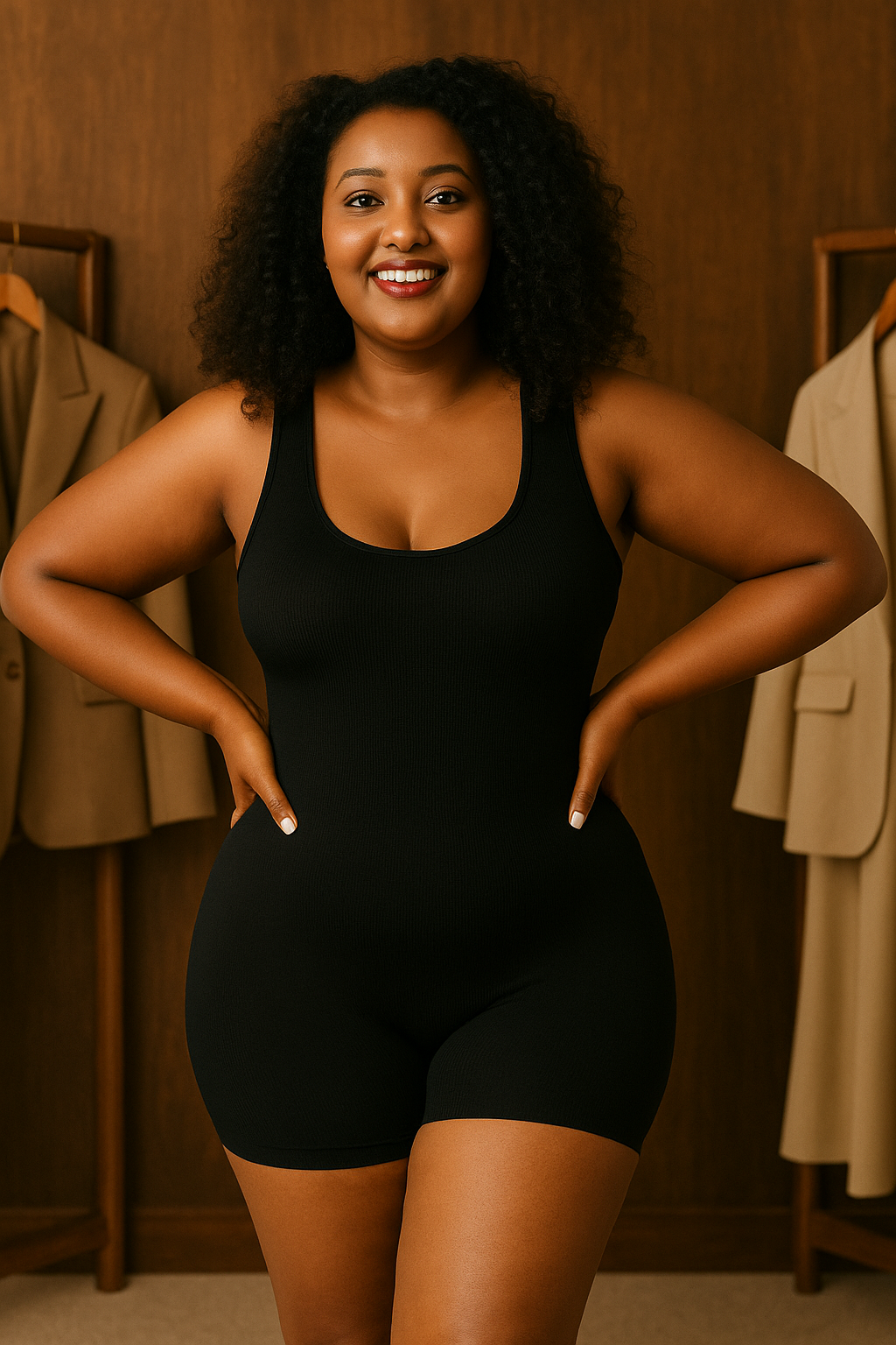 Noir Contour Romper
